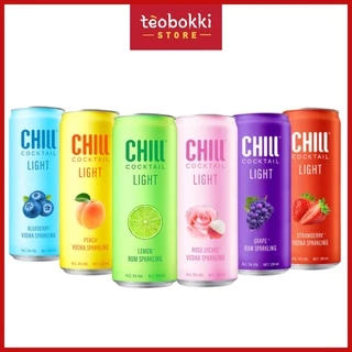 Nước trái cây lên men Chill Cocktail 6 vị lon 330ml