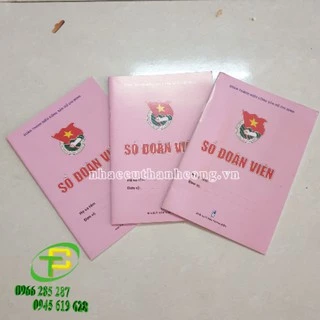 Sổ ĐOÀN VIÊN màu HỒNG ( sổ mới)