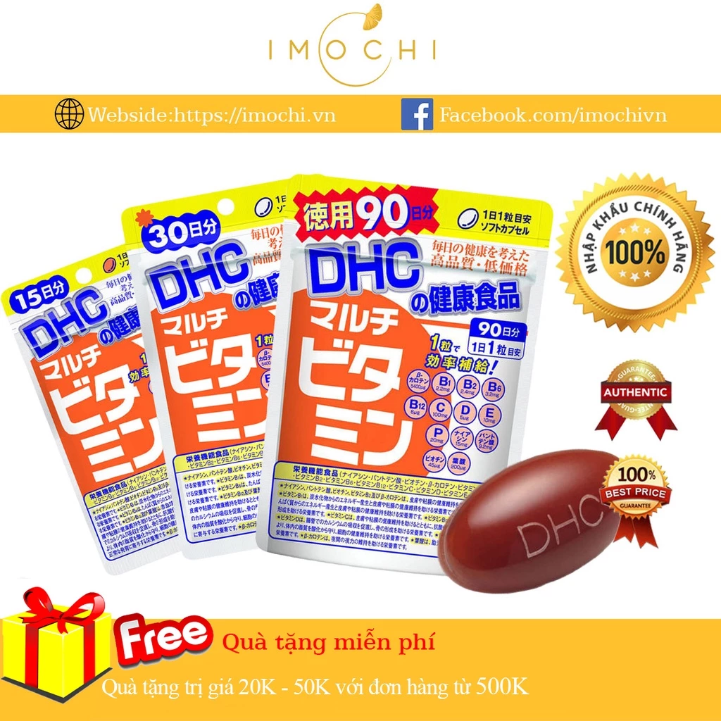 Viên Uống DHC Vitamin Tổng Hợp Nhật Bản (NHẬP KHẨU CHÍNH HÃNG)