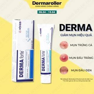 Gel Mụn 𝗗𝗘𝗥𝗠𝗔 𝗳𝗼𝗿𝘁𝗲 mụn mủ, mụn đầu đen, mờ thâm, liền sẹo