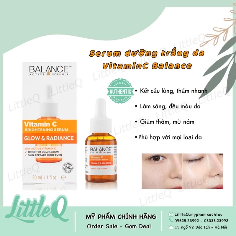 Serum Balance VitaminC 30ml sáng da, mờ thâm