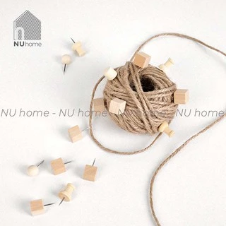 Ghim gỗ - Pin | nuhome.vn | đinh ghim bảng bần, bằng gỗ nhiều hình dáng đẹp phong cách hàn quốc