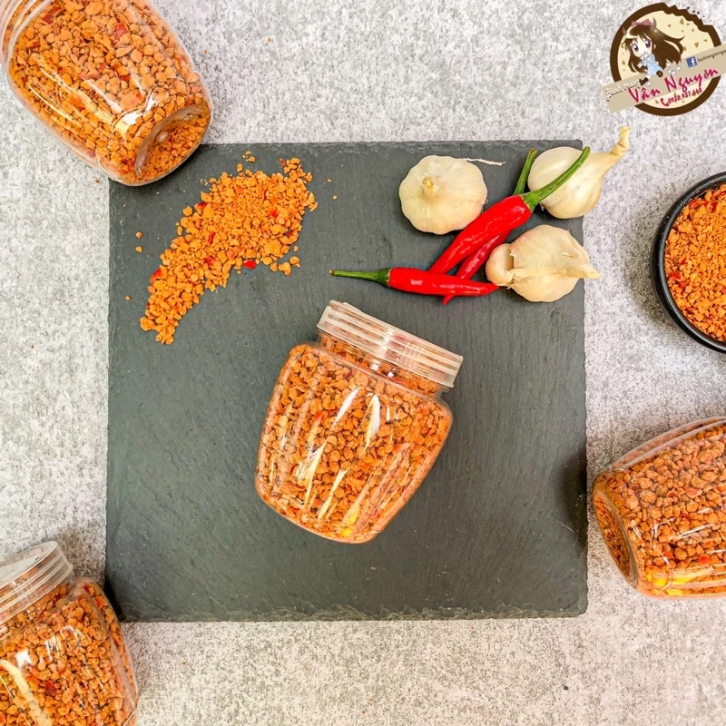 Muối TÔM HỘT tây ninh siêu cay ngon không tanh. Bánh tráng phơi sương vân nguyễn