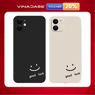 Ốp lưng Vina Case Iphone 6S/6 Plus/7G/8G/X/Xs/11/12/....dẻo cạnh vuông bảo vệ camera hình Good Luck