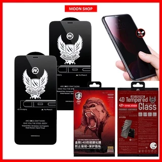 Kính cường lực chống nhìn trộm KingKong chính hãng iPhone 15 Pro Max 14 Pro Max 13 Pro Max12 Pro Max 11 Pro Max Xs Max