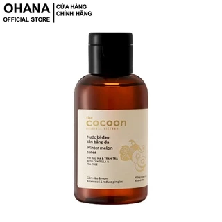 Nước Bí Đao Cân Bằng Da (Toner) COCOON Giảm Dầu, Mụn COCOON Winter Melon Toner 140ml