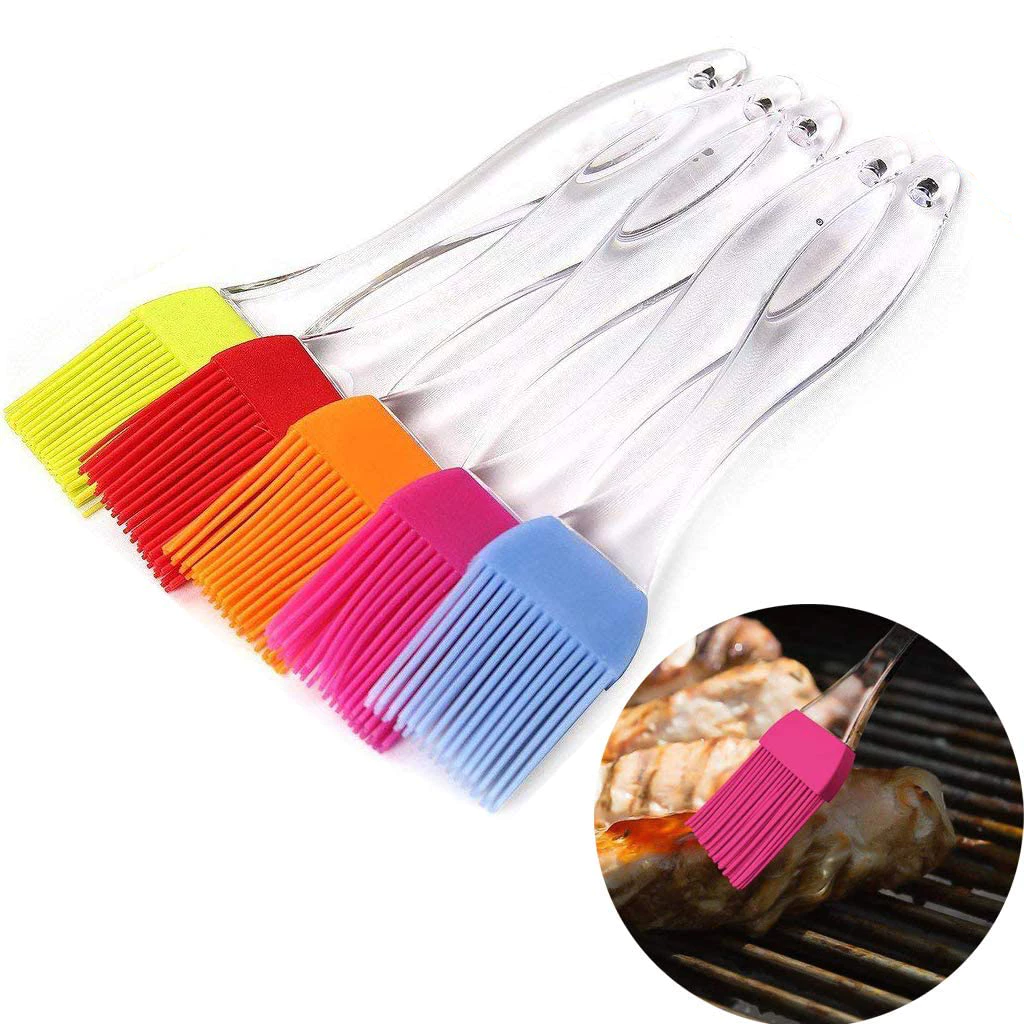 Cọ Silicon Phết Dầu Cho Đồ Nướng Bbq Màu Sắc Ngẫu Nhiên