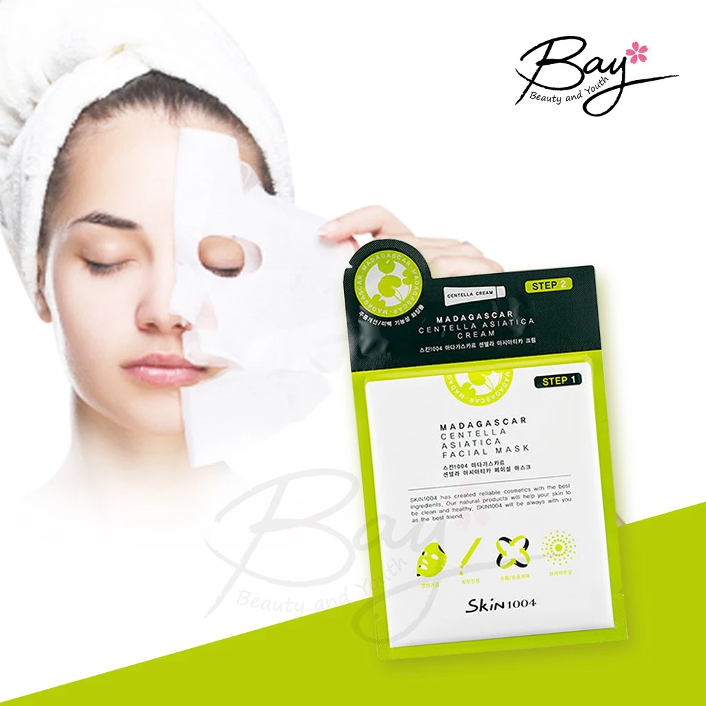 Mặt Na 2 Bước Chăm Sóc Da Mụn, Da Kích Ứng Skin1004 Madagascar Centella Asiatica