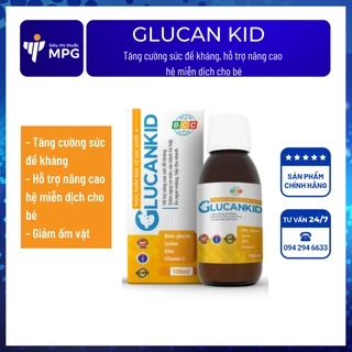 Glucankid – Tăng cường sức đề kháng, hỗ trợ giảm ốm vặt ở trẻ - mẫu mới chai 120ml