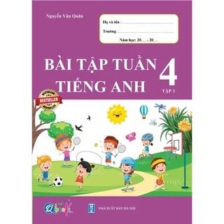 Sách - Bài Tập Tuần Tiếng Anh 4 (Tập 1)