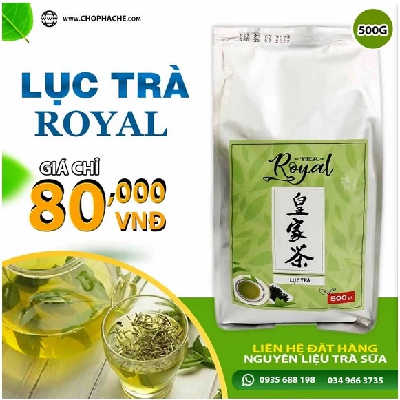 LỤC TRÀ ROYAL 500G- TRÀ PHA TRÀ TRÁI CÂY THƠM NGON