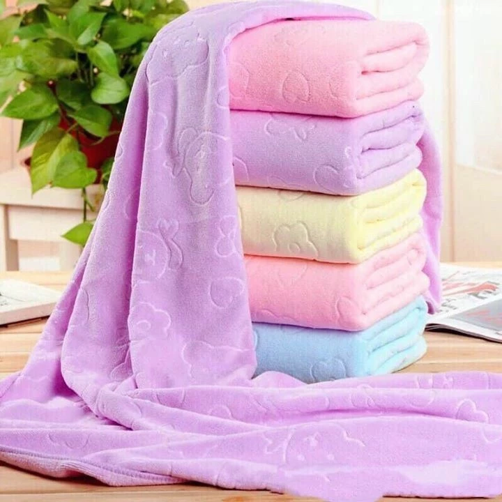 Combo 5 khăn tắm họa tiết cotton xuất Nhật 70cm x 140cm