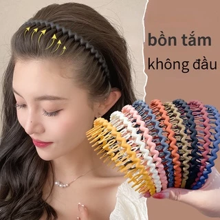 Set 1 / 2 Băng Đô Cài Tóc Đơn Giản Phong Cách Mới Cho Nữ