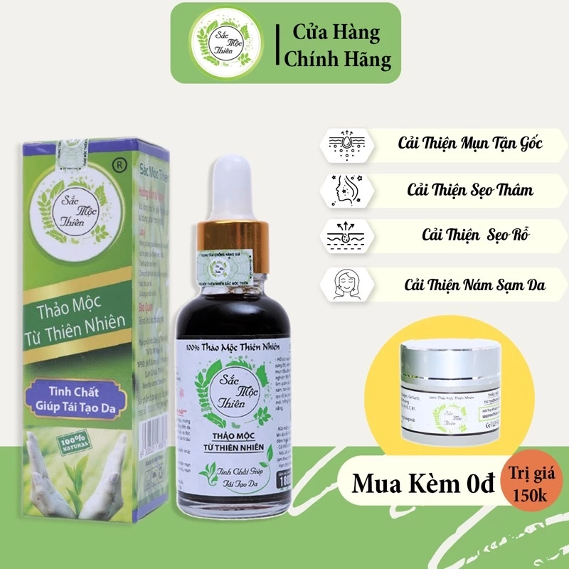 Tinh Chất Giúp Tái Tạo Da Siêu Tốc Sắc Mộc Thiên 30ml