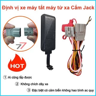 Rắc cắm lắp rơ le điều khiển tắt máy xe HONDA cho thiết bị định vị Gps (Không cần cắt dây)