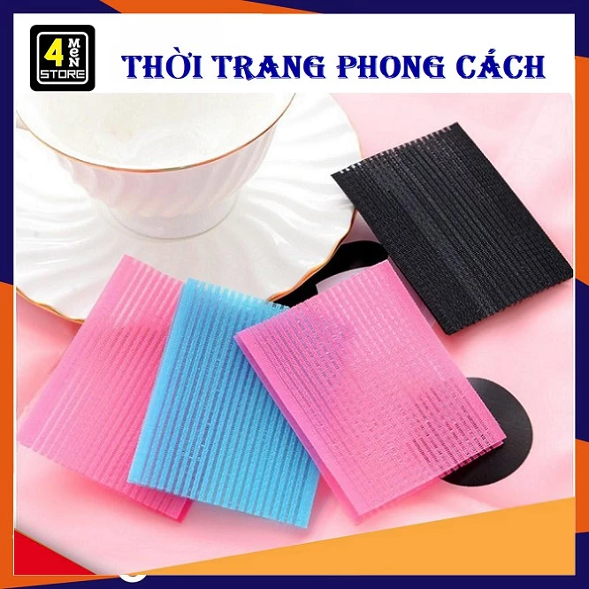 Combo 10 Miếng Dán Tóc Trang Điểm Giúp Cố Định Tóc Khi Rửa Mặt - Set 5 Tấm Dán Tóc Kẹp tóc Mái Cố Định Hình Chữ Nhật