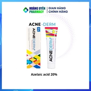 Kem bôi dưỡng sáng giảm mụn Acne Derm 20g (Acid azelaic 20% - Acnederm)