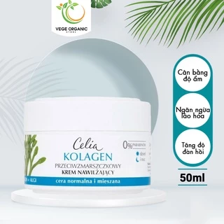 Kem dưỡng ẩm Celia Collagen Moisturizing Face Cream làm căng da chống nhăn ngăn ngừa lão hóa -CN037