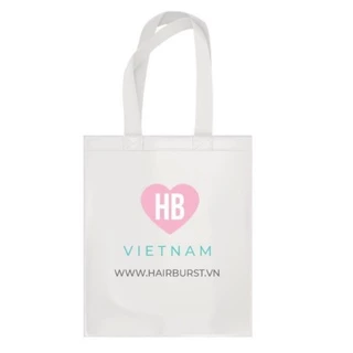 Túi Tote Hairburst trắng