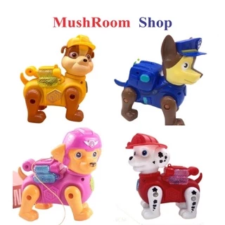 [Có Đèn Nhạc] Đồ Chơi Chó Cứu Hộ PAW PATROL Dắt Dây Chạy Pin Hát Nhạc Vui Nhộn Cho Bé