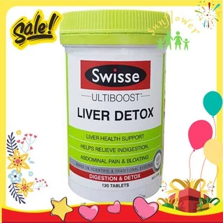 Viên bổ gan thải độc gan Swisse Ultiboost Liver Detox cho người lớn 18 tuổi trở lên, Úc