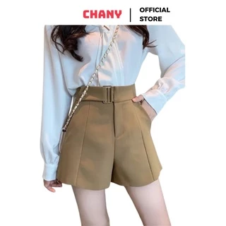 Quần Short Nữ Lưng Cao Kèm Đai Siêu Hot Chất Đẹp Loại 1 CHANY