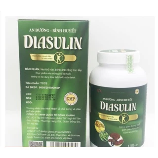 DIASULIN AN ĐƯỜNG lọ 100v - BÌNH HUYẾT, ổn định đường huyết, giảm nguy cơ biến chứng tiểu đường.