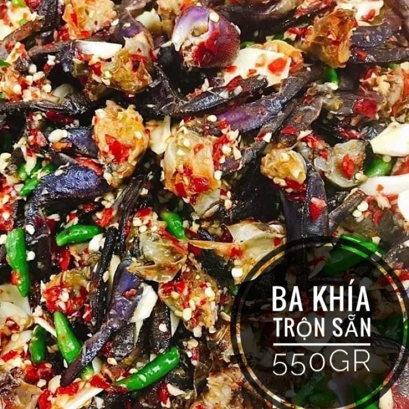 Ba khía nhà làm trộn sẵn hủ 500gr