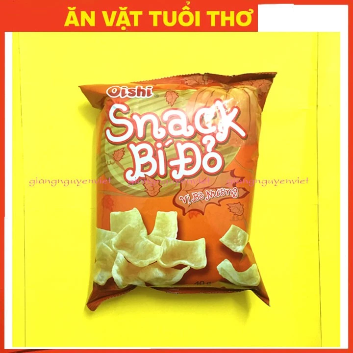 Bim bim snack Oishi bí đỏ vị bò nướng 32g/gói