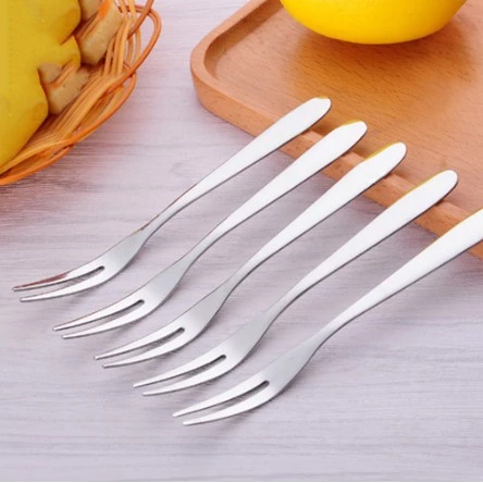 [FREE SHIP ĐƠN 50K] Combo 5 Dĩa INOX ăn trái cây