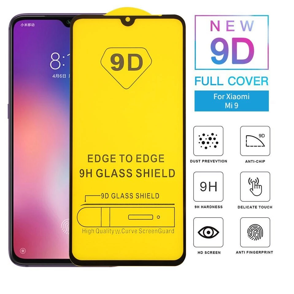 Kính cường lực 9D cho Xiaomi Mi 9, Mi 9 SE Full màn hình cao cấp