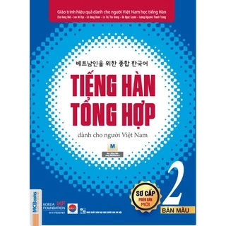 Sách - Tiếng Hàn tổng hợp dành cho người Việt Nam – Sơ cấp 2 – Bản màu Tặng Kèm Bookmark