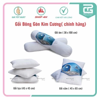 Ruột Gối Bông Gòn Bi Kim Cương chính hãng 100% gòn nguyên chất cao cấp. Đủ kích thước