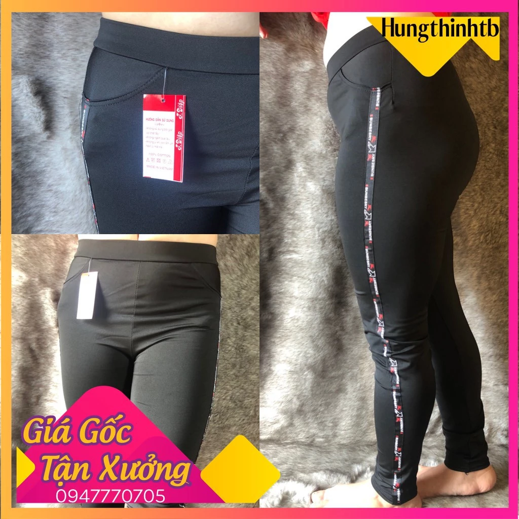 [ Combo 3 quần 100K ] Quần Legging, Quần legging nữ xuất hàn siêu co giản