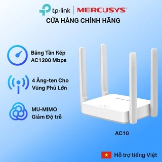 Bộ Phát Wifi Mercusys AC10 / MR30G Băng Tần Kép Chuẩn AC 1200Mbps