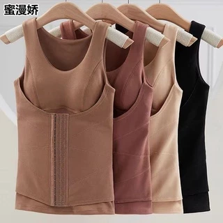 High-chất lượng đức nhung dày vest nhiệt với chest pad non-fading one-piece