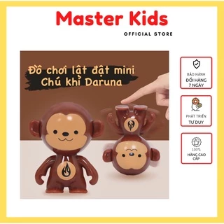 Đồ chơi trẻ em lật đật mini hình khỉ Daruna, đồ chơi giải trí đáng yêu cho bé Master Kids