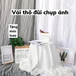 Vải Phông nền Trắng chụp ảnh vải đũi, vải trắng chụp ảnh  trang trí Vải chụp ảnh decor