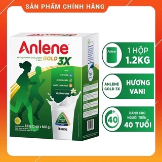 Sữa bột Anlene gold movepro hương vanilla hộp 1,2kg date mới- có ship hỏa tốc HCMs