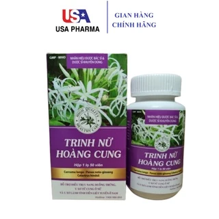 Trinh Nữ Hoàng Cung hỗ trợ giảm u xơ tử cung, u nang buồng trứng, u xơ tuyến tiền liệt lọ 50 viên