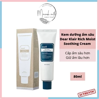 Kem dưỡng cấp ẩm da Klairs Rich Moist Soothing Cream 80ml