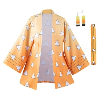 Áo Choàng Kimono Hóa Trang Nhân Vật Agatsuma Zenitsu