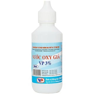 Nước Oxy Già Vp 3%  chai 60Ml