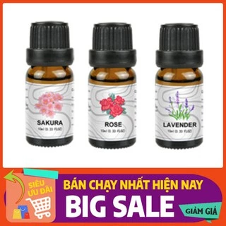 Lọ 10ml Tinh Dầu  Nguyên Chất Nhiều Mùi Thơm Phòng Giúp Bạn Thư Giãn Sảng Khoái Mỗi Ngày