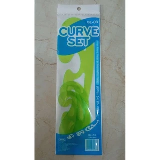 Thước vẽ Kỹ Thuật Curve Set QL-03