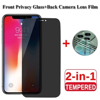 Kính Cường Lực Chống Nhìn Trộm 2 Trong 1 Cho Iphone 12 11 Pro Max 12