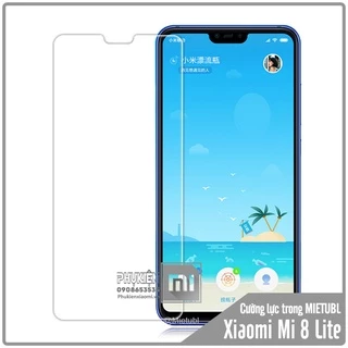 Kính cường lực cho Xiaomi Mi 8 Lite - Trong suốt