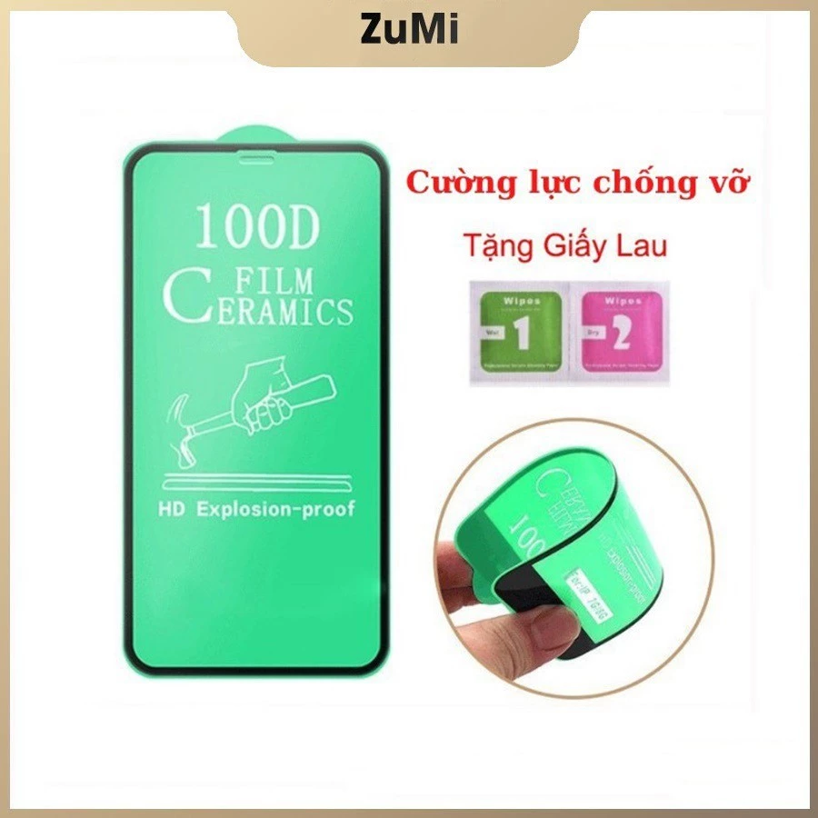 Kính Cường lực Dẻo Chống Mẻ Vỡ Viền Cho iPhone 12 Pro Max/12 Pro/12/12 Mini/11/XR-ZUMI STORE