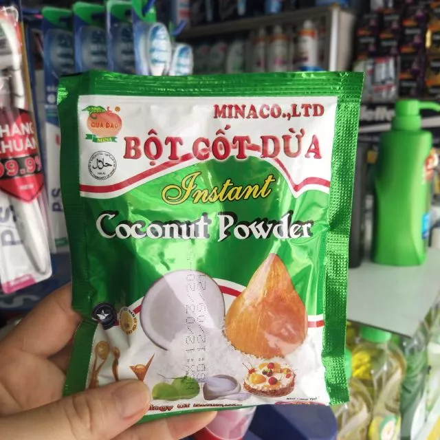 BỘT CỐT DỪA QUẢ ĐÀO MINACO 1 GÓI 50 G