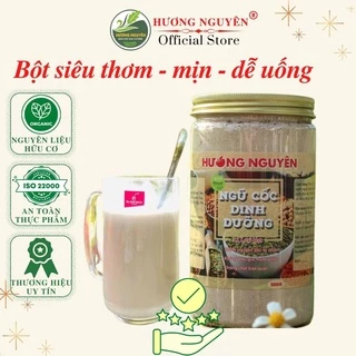 Bột Ngũ Cốc Dinh Dưỡng Hương Nguyên 11 Loại Hạt - 500gr - Ngũ Cốc Không Đường Cho Bà Bầu Lợi Sữa